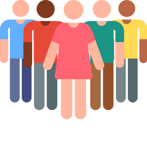 Teamwork men massive accompaniment icon