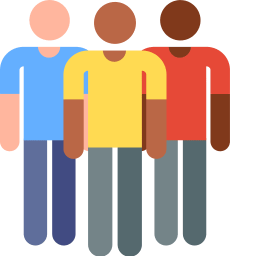 Teamwork group men humanpictos icon
