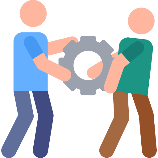 Teamwork group men people icon