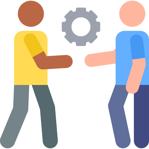 Teamwork people teamwork men icon