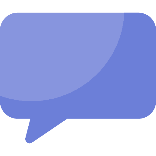 Speech bubble message talking communication icon
