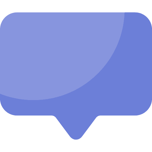 Speech bubble talking conversation message icon