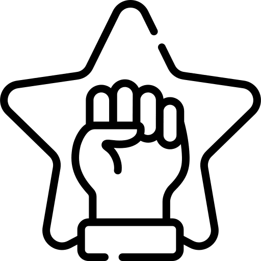 Excellence business and finance excellence fist icon