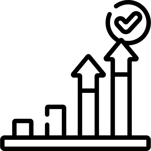 Growth growth settings business and finance icon