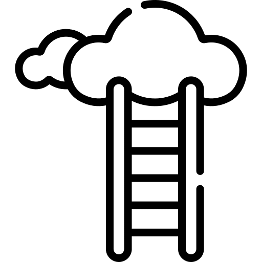 Opportunity business and finance success cloud icon