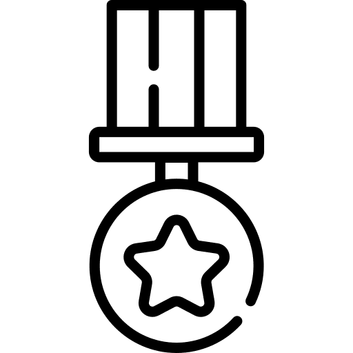 Award medal business and finance emblem icon