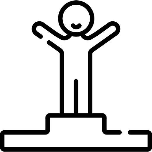 Candidate seo and web job search loupe icon