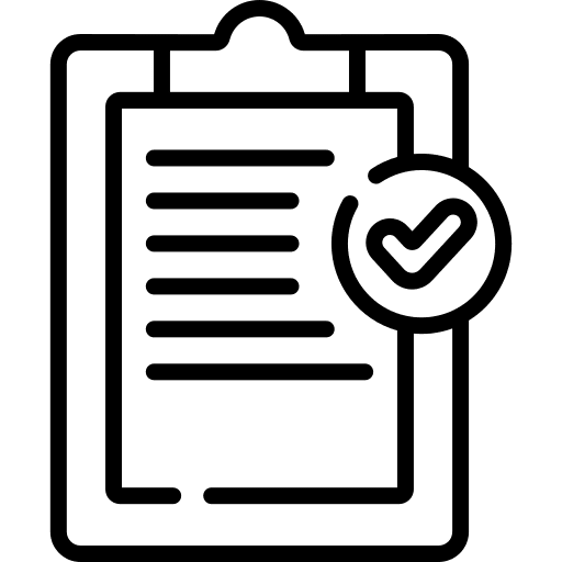 Job business and finance clipboard desk icon