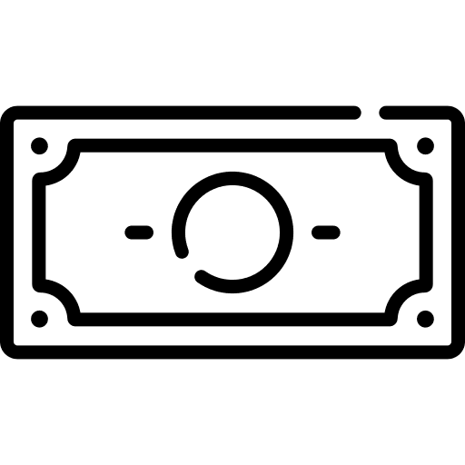 Money cash bill banking icon