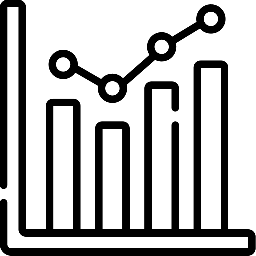 Profit statistics profit business and finance icon