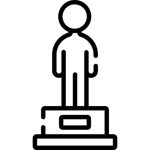 Trophy achievement competitive business and finance icon