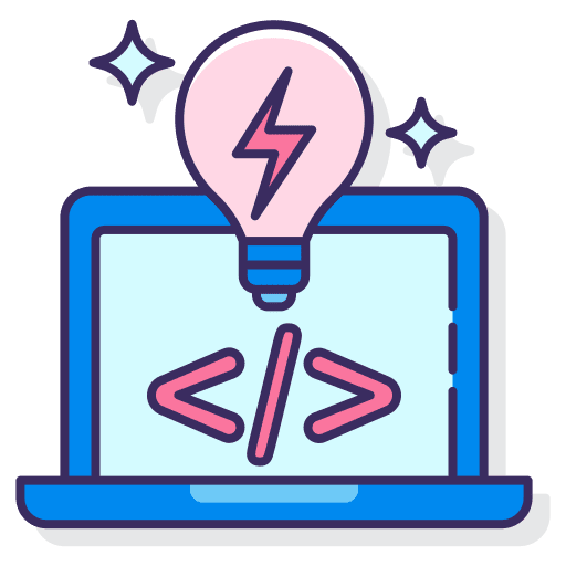 Hackathon champion laptop edit tools icon