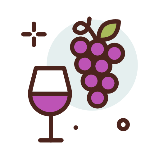 Grape wine wine cellar last supper food and restaurant icon