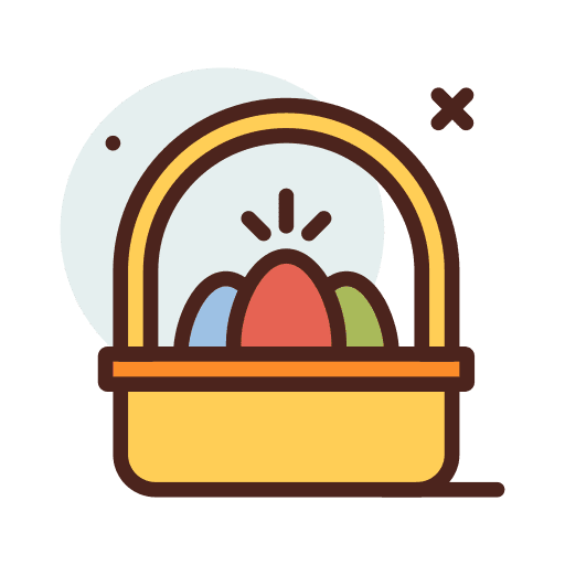 Eggs colour cultures tradition icon