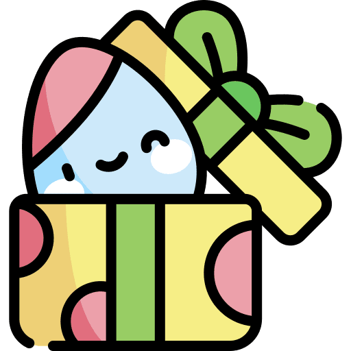 Gift gift easter eggs icon