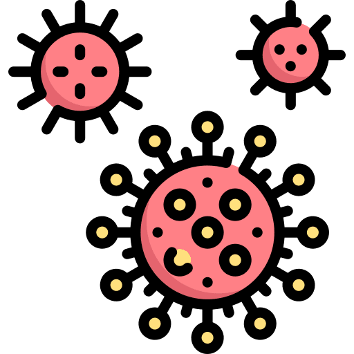 Coronavirus healthcare and medical quarantine covid icon
