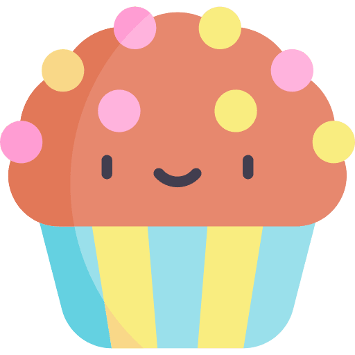Muffin muffin kid and baby dessert icon
