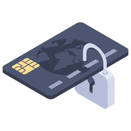 Payment security padlock commerce security icon