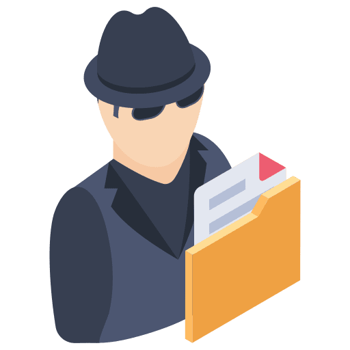 Hacker spyware people avatar icon