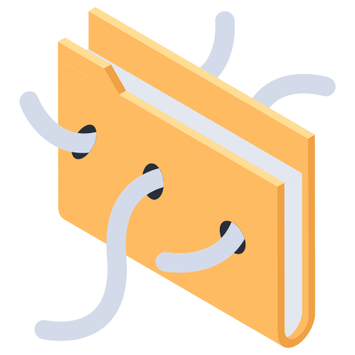 Infected folder hacking worm malware icon