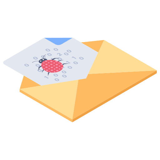 Spam alert message communications spam alert icon