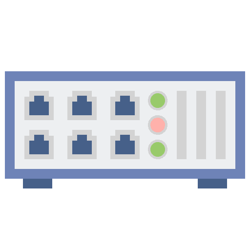 Network hub network hub switch lan equipment icon