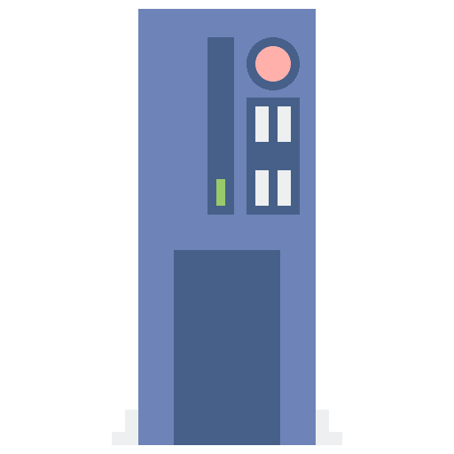 Small computer computer tower computer case small computer icon