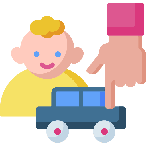 Play with child game baby kid and baby icon