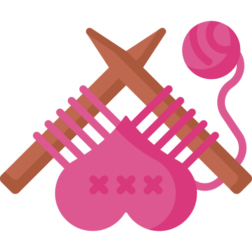 Knitting knitting neddles design crochet icon