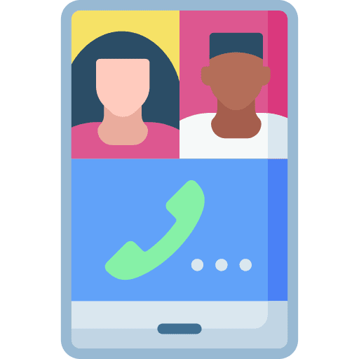 Friends chat friend videocall icon