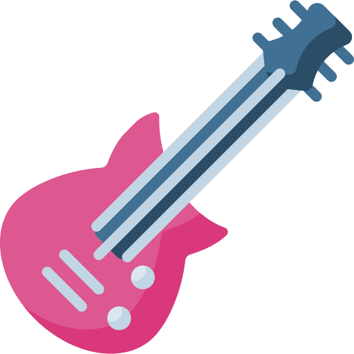 Playing music person guitar people icon