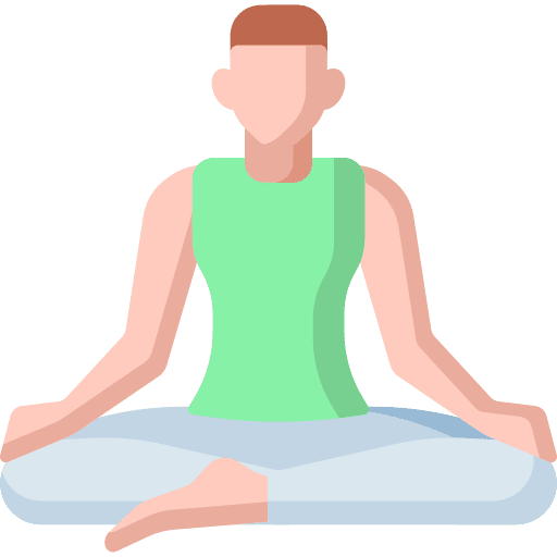 Yoga yoga lotus excercise icon