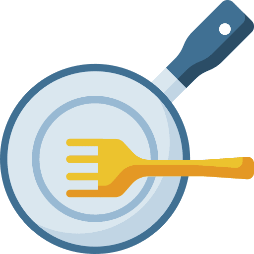 Cooking fire hobbies and free time hot icon