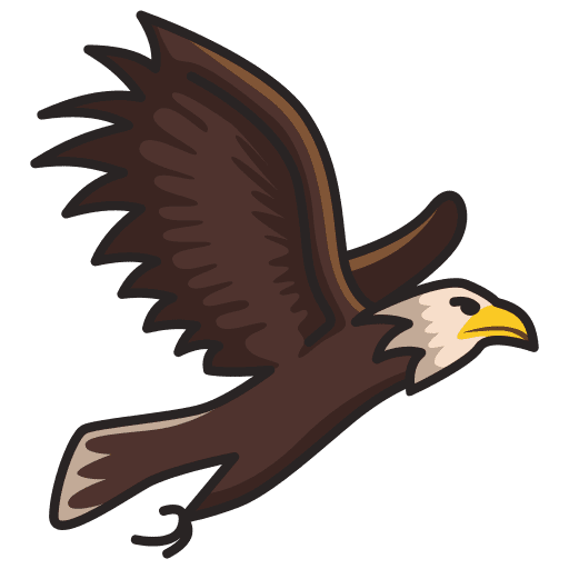 Eagle eagle animal kingdom wild life icon