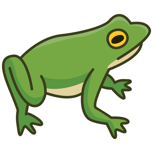 Frog animal kingdom frog animals icon