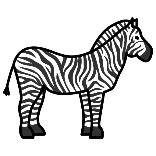 Zebra zebra animal animal kingdom icon