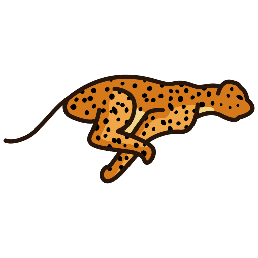 Leopard zoo animal kingdom leopard icon