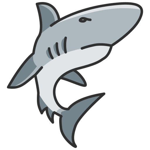 Shark animal kingdom wild animals fish icon