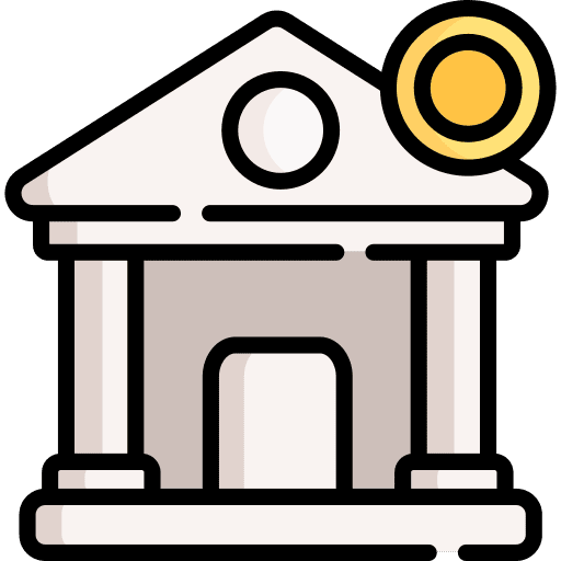 Bank savings business and finance finance icon