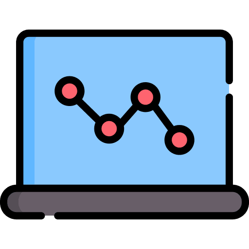 Laptop market computer electric icon