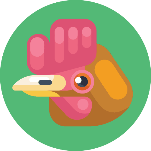 Rooster animal chicken animals icon
