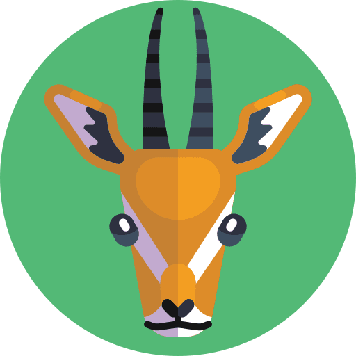 Antilope wild life animals antilope icon
