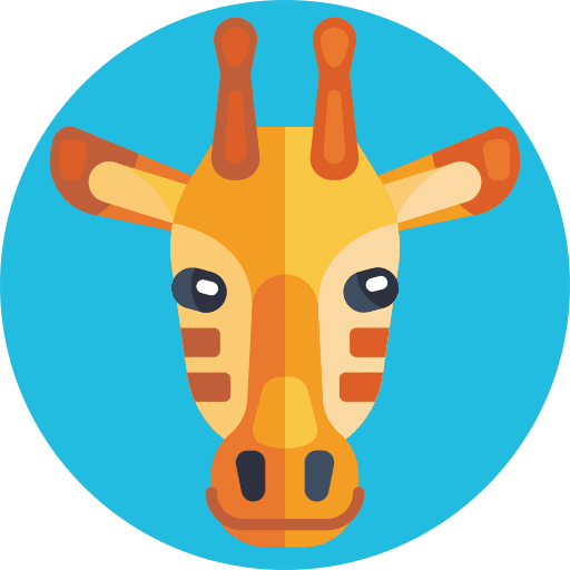Giraffe animals mammal giraffe icon