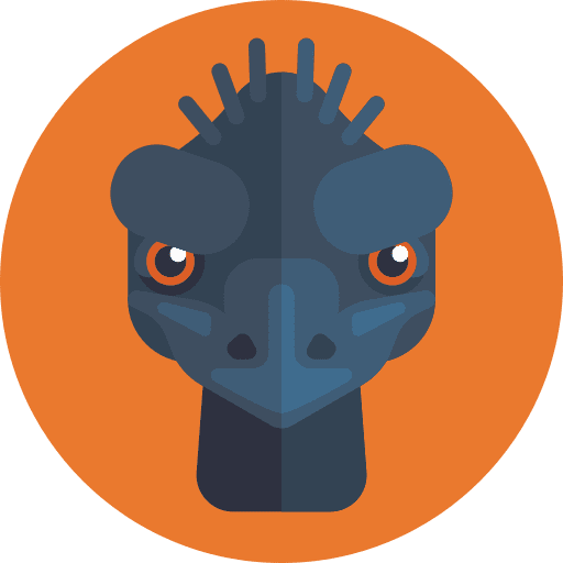 Ostrich ostrich wild animals animals icon