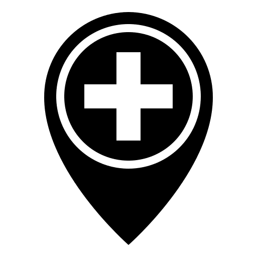Hospital healthcare hospital pointer icon