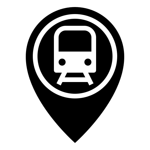 Train pointer placeholder map pointer icon