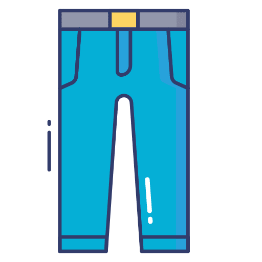 Blue jeans blue jeans garment pant icon