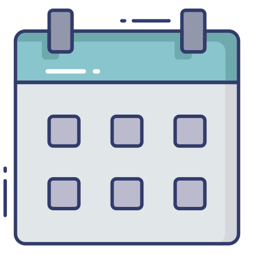 Calendar schedule time calendar icon