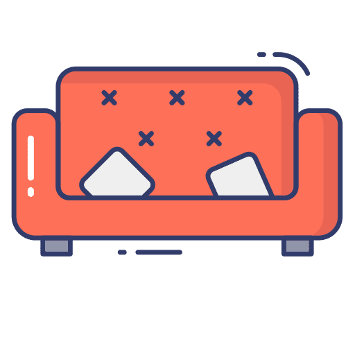 Sofa sofa rest furniture and household icon