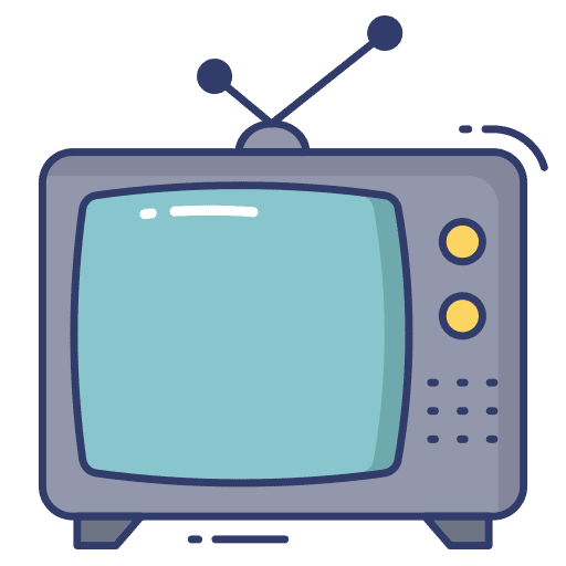 Television electronics antenna television icon